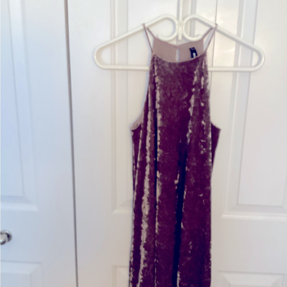 Girls- Design Lab- crushed velvet dress size XS